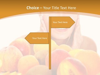 Exfoliate Beauty Apricot PowerPoint Template