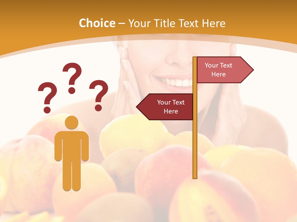 Exfoliate Beauty Apricot PowerPoint Template