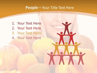 Exfoliate Beauty Apricot PowerPoint Template