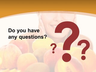 Exfoliate Beauty Apricot PowerPoint Template