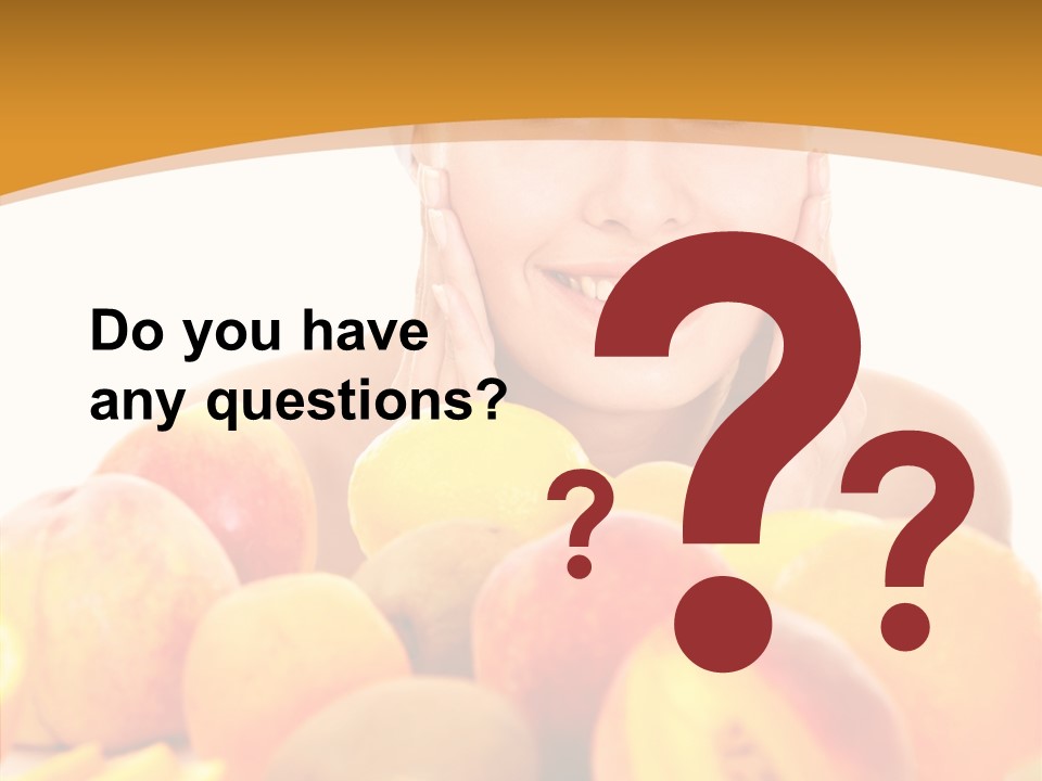 Exfoliate Beauty Apricot PowerPoint Template