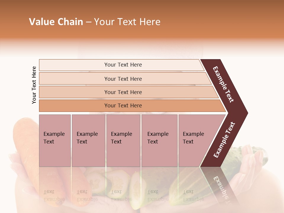 Massage Cucumber Woman PowerPoint Template