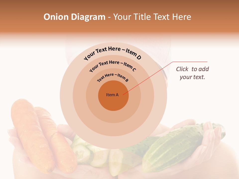 Massage Cucumber Woman PowerPoint Template