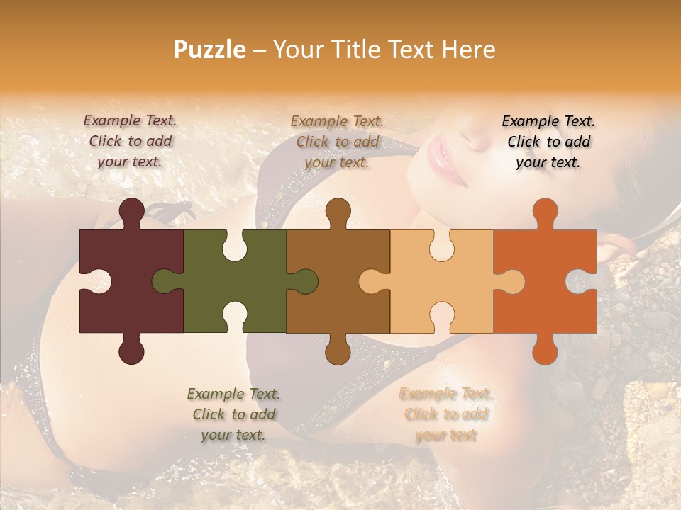 Pretty Island Summer PowerPoint Template