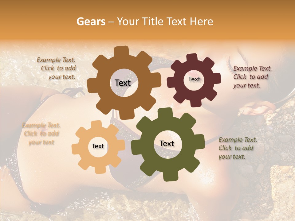 Pretty Island Summer PowerPoint Template