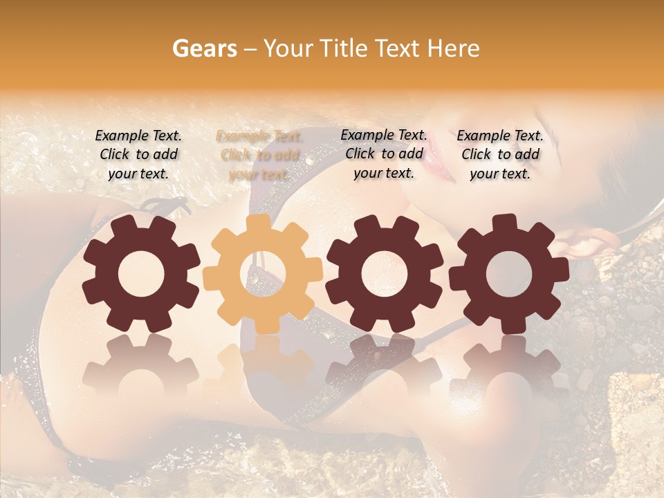 Pretty Island Summer PowerPoint Template