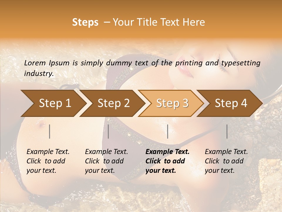 Pretty Island Summer PowerPoint Template