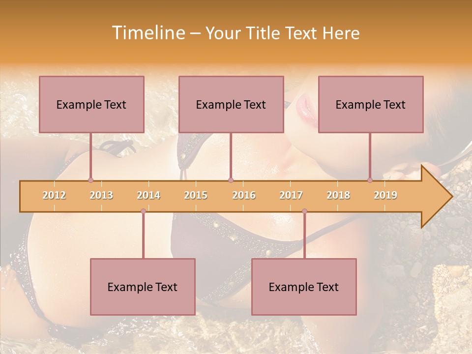 Pretty Island Summer PowerPoint Template