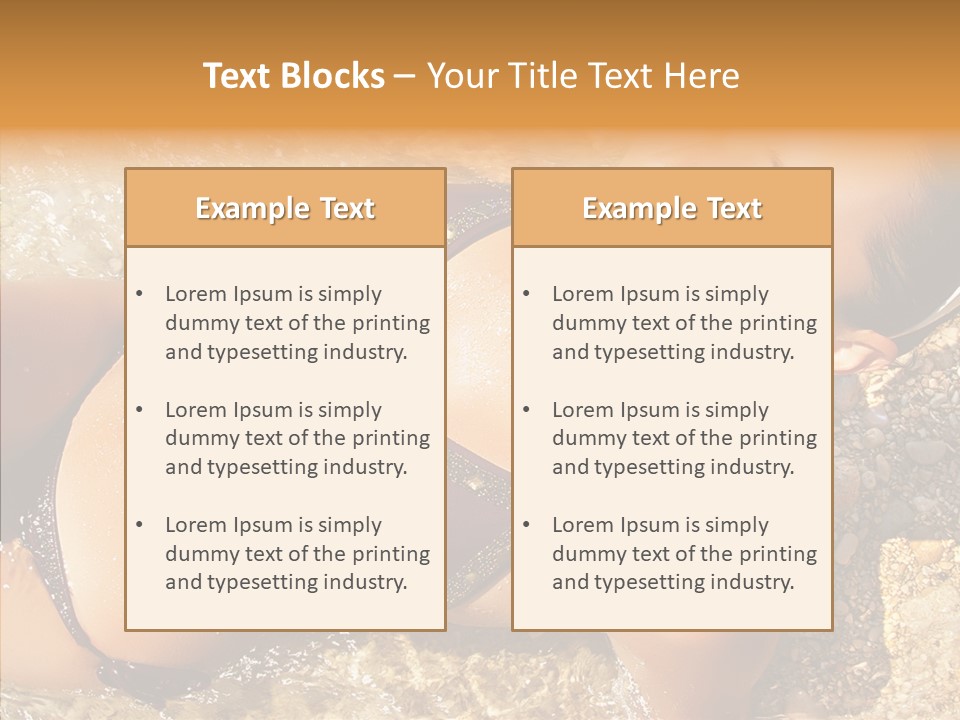 Pretty Island Summer PowerPoint Template