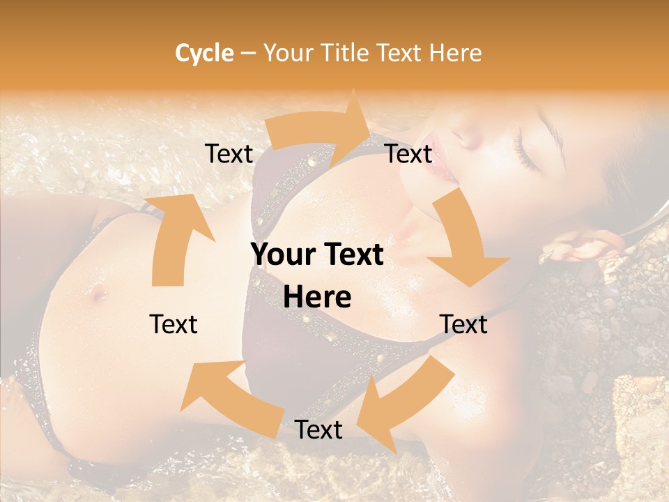 Pretty Island Summer PowerPoint Template