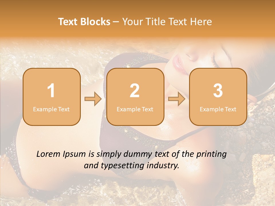 Pretty Island Summer PowerPoint Template