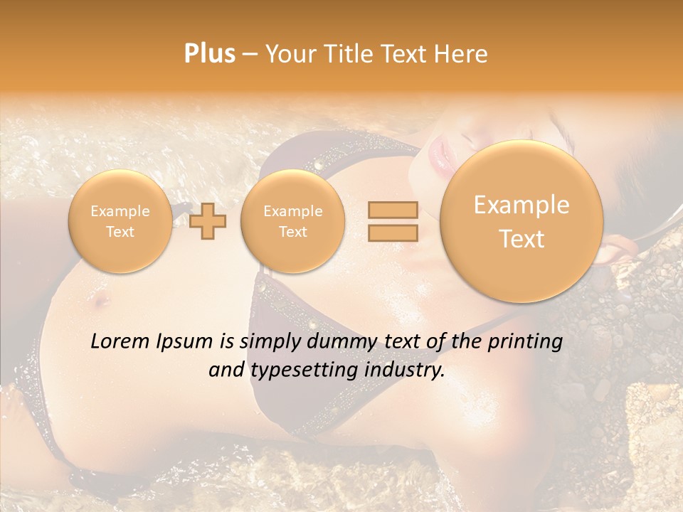Pretty Island Summer PowerPoint Template