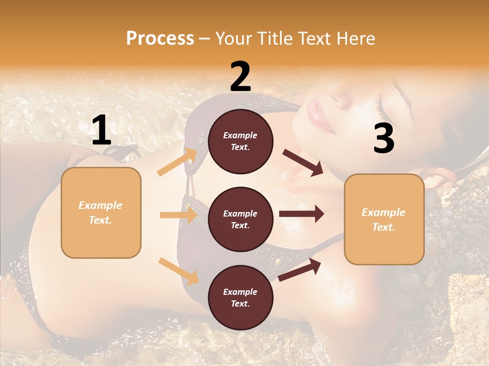 Pretty Island Summer PowerPoint Template