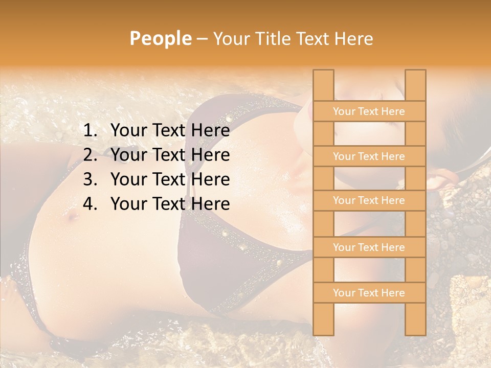 Pretty Island Summer PowerPoint Template