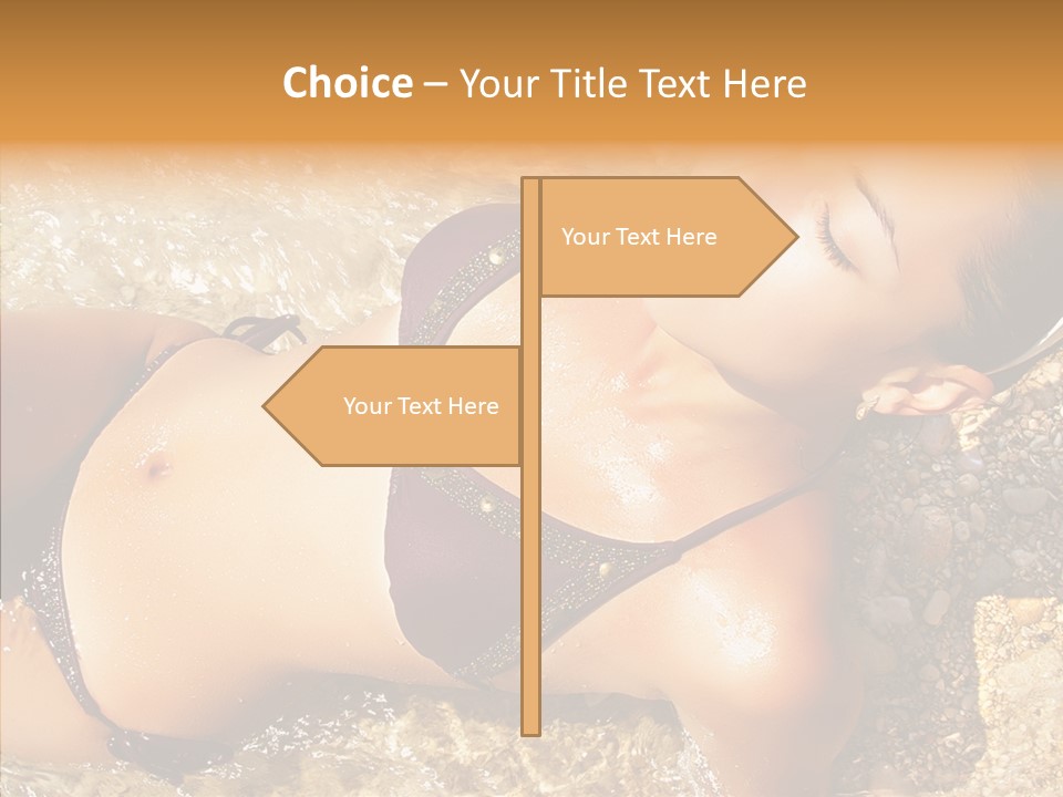 Pretty Island Summer PowerPoint Template