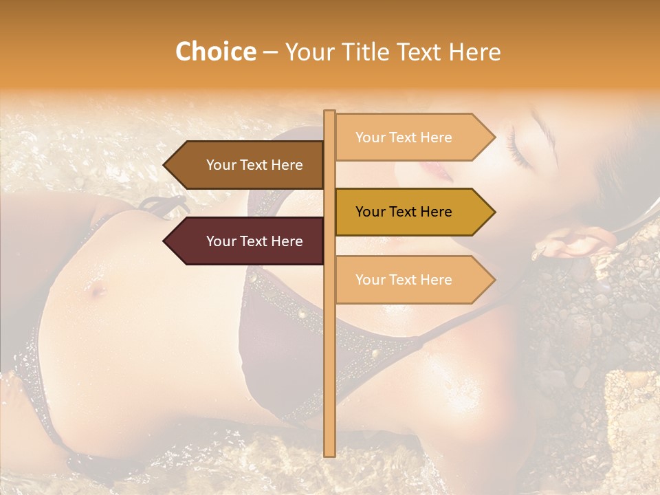 Pretty Island Summer PowerPoint Template