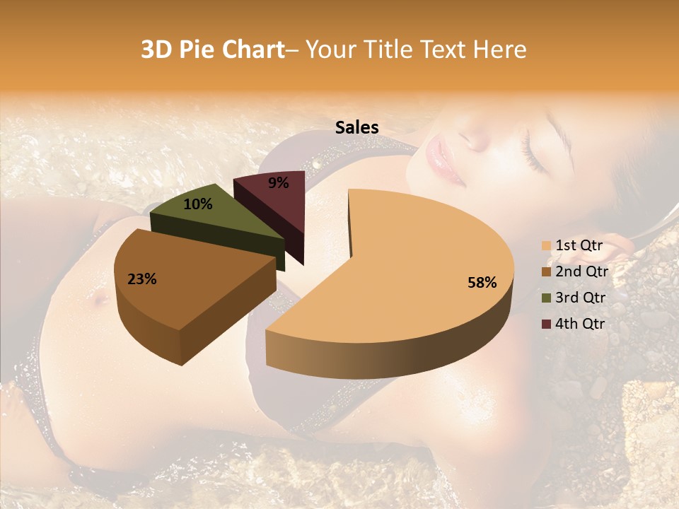 Pretty Island Summer PowerPoint Template