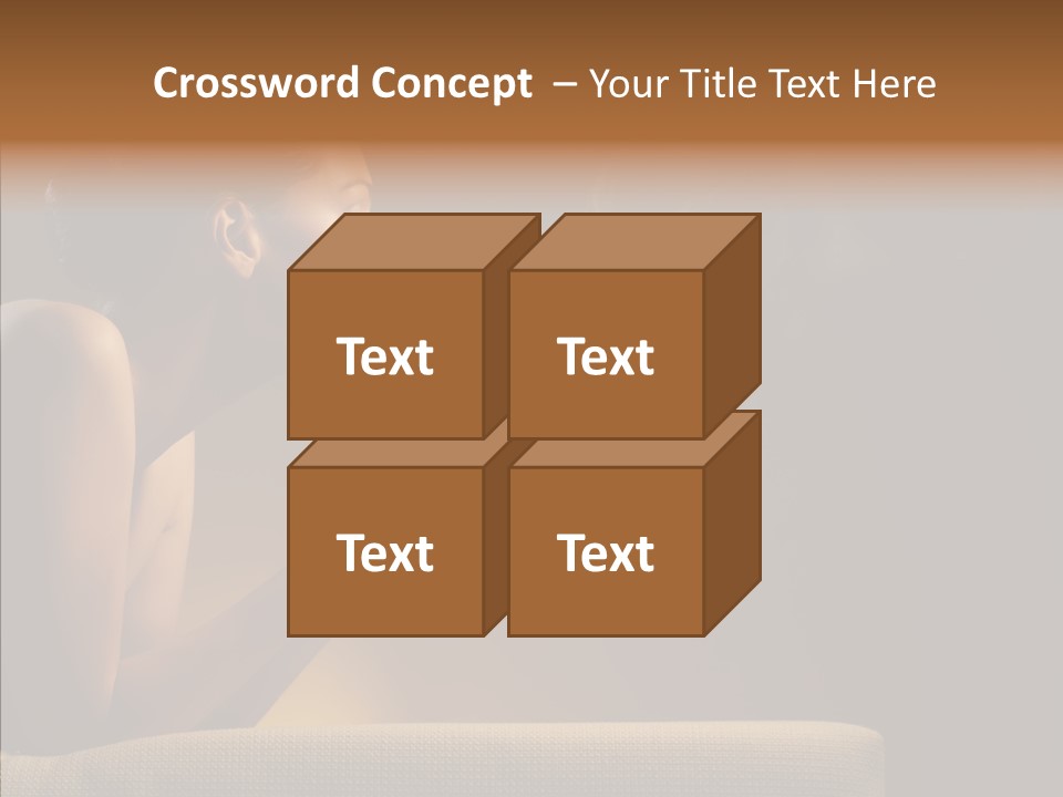 Female Dark Breakfast PowerPoint Template
