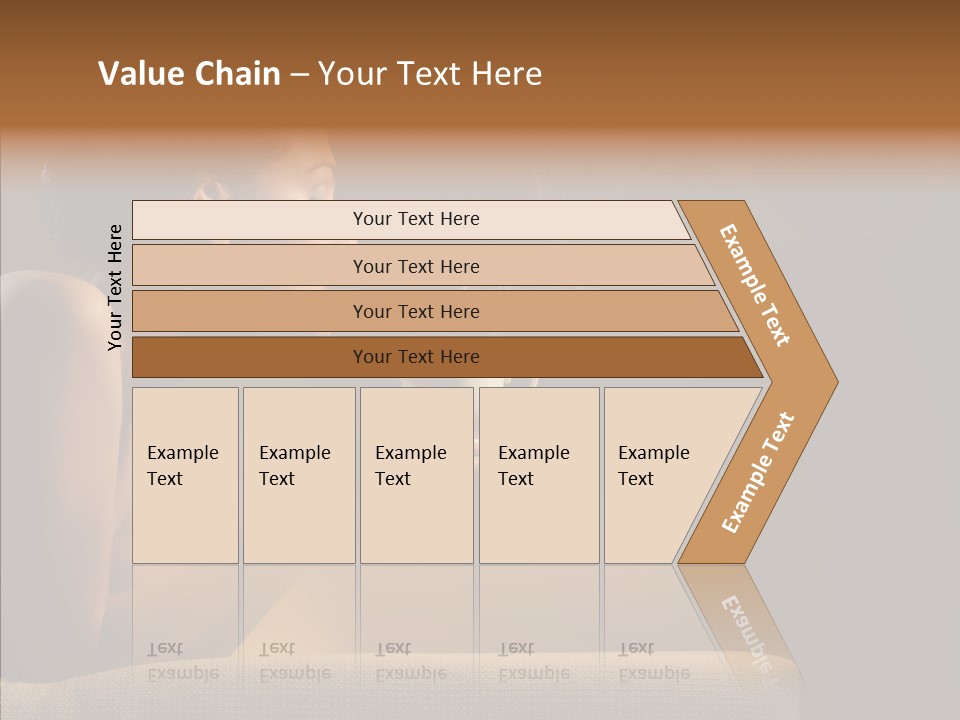 Female Dark Breakfast PowerPoint Template