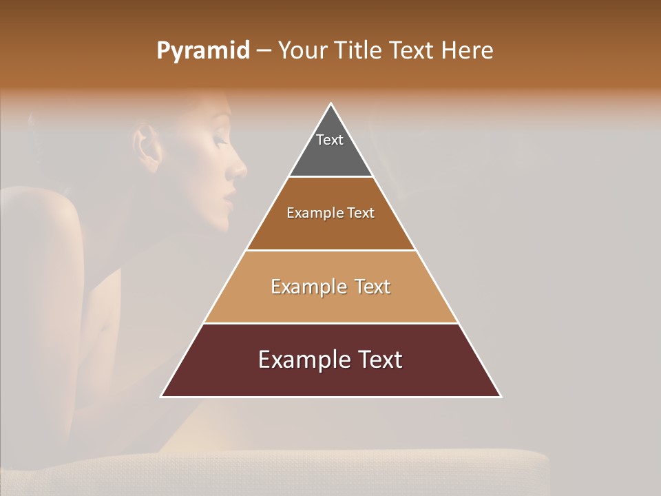 Female Dark Breakfast PowerPoint Template