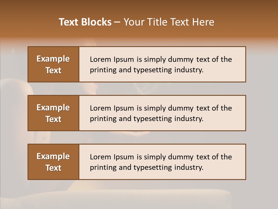 Female Dark Breakfast PowerPoint Template
