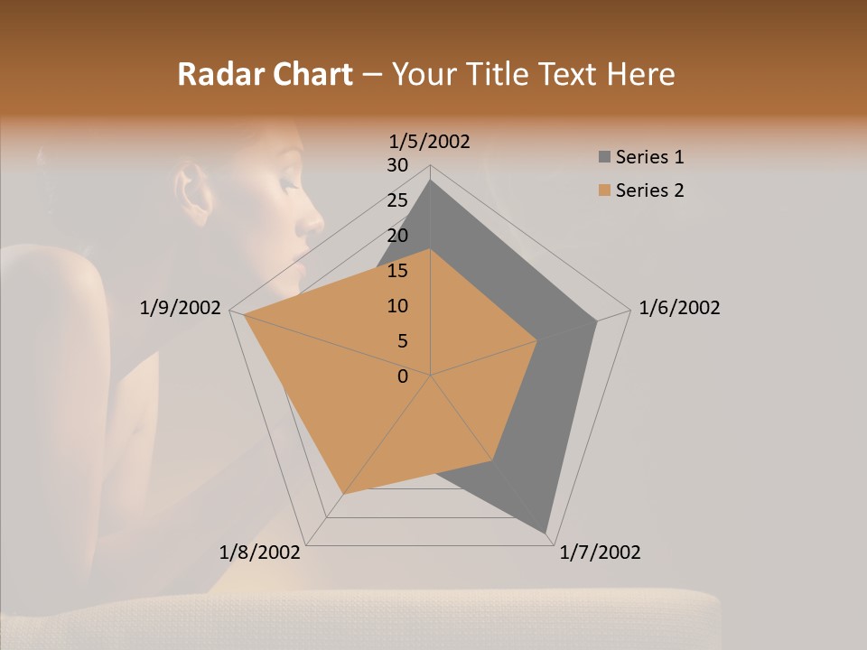 Female Dark Breakfast PowerPoint Template