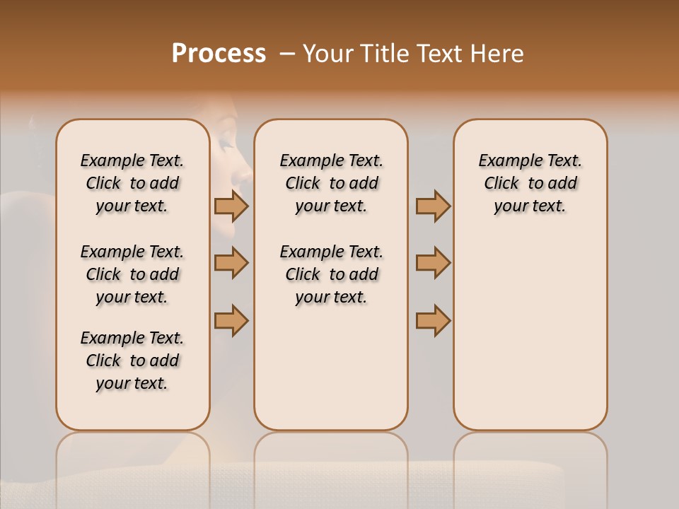 Female Dark Breakfast PowerPoint Template