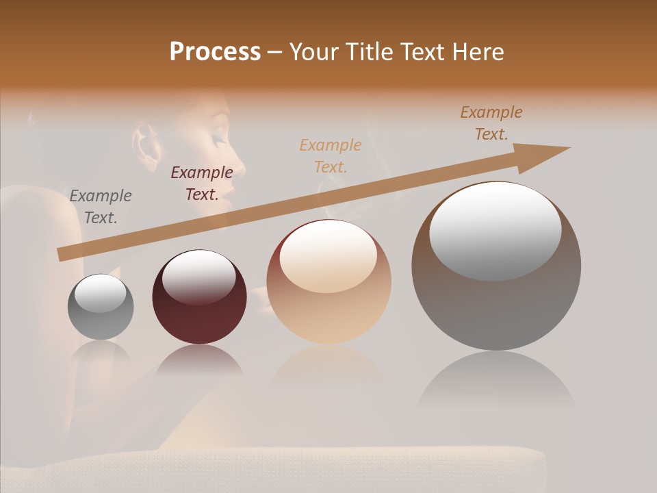 Female Dark Breakfast PowerPoint Template