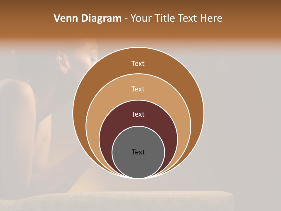 Female Dark Breakfast PowerPoint Template