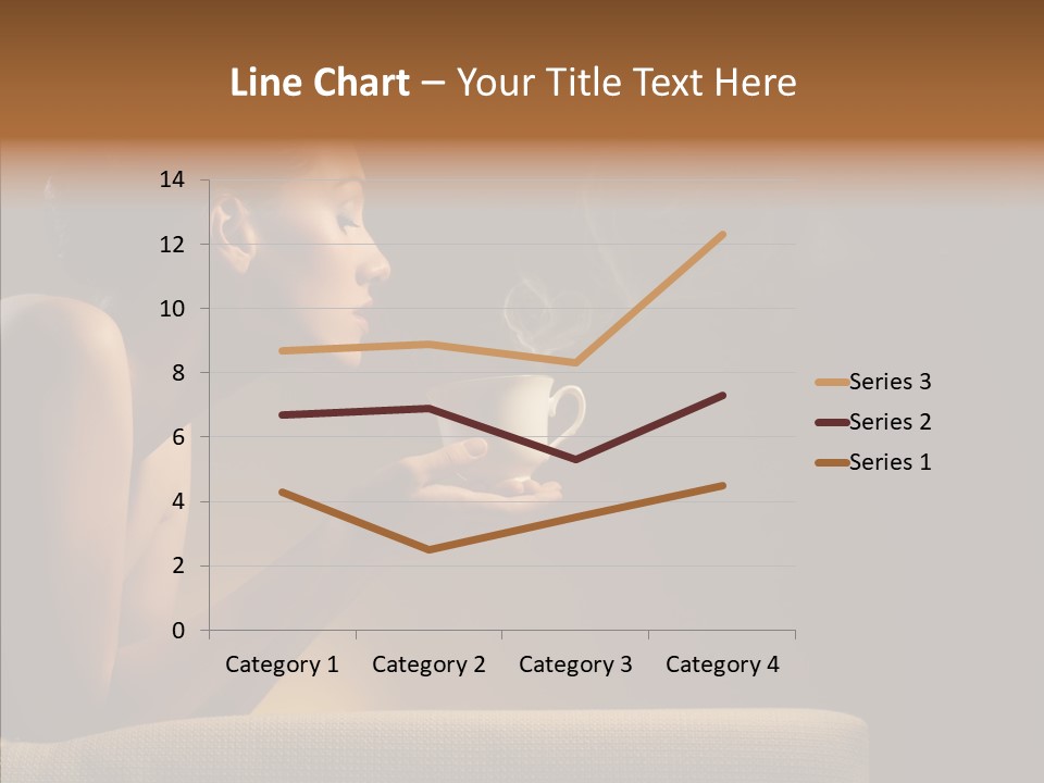 Female Dark Breakfast PowerPoint Template