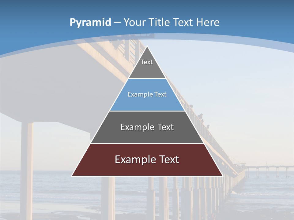 California Low Blue PowerPoint Template