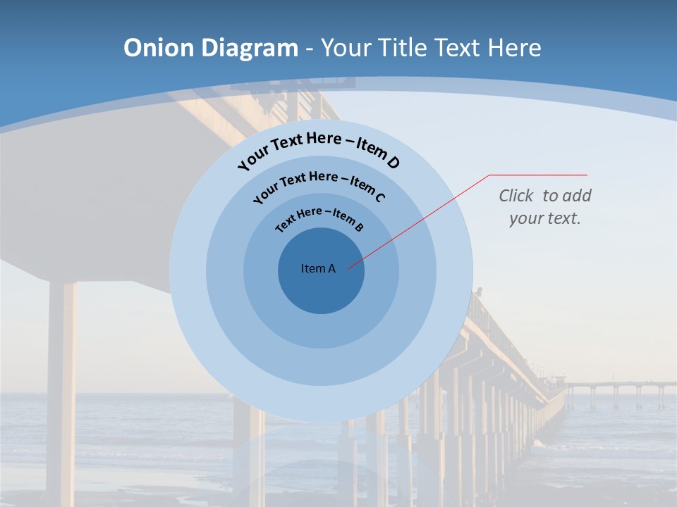 California Low Blue PowerPoint Template