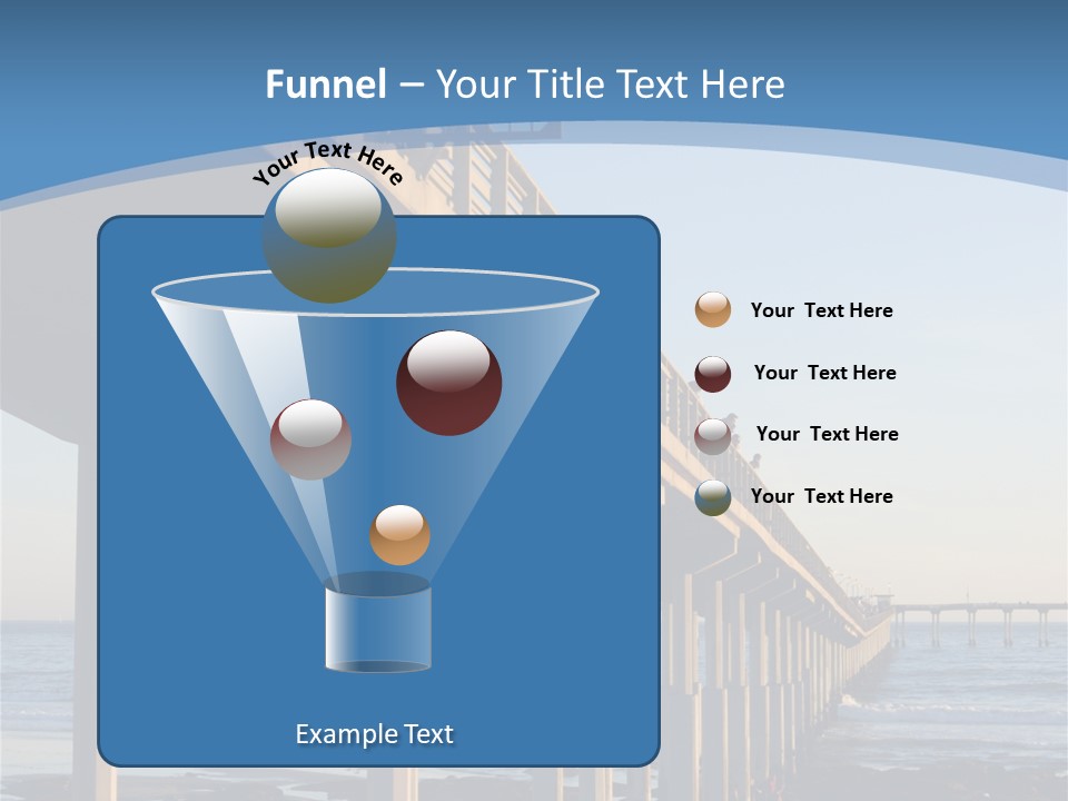 California Low Blue PowerPoint Template