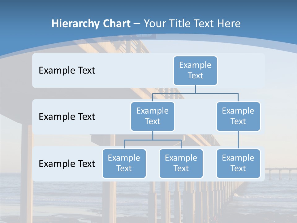 California Low Blue PowerPoint Template