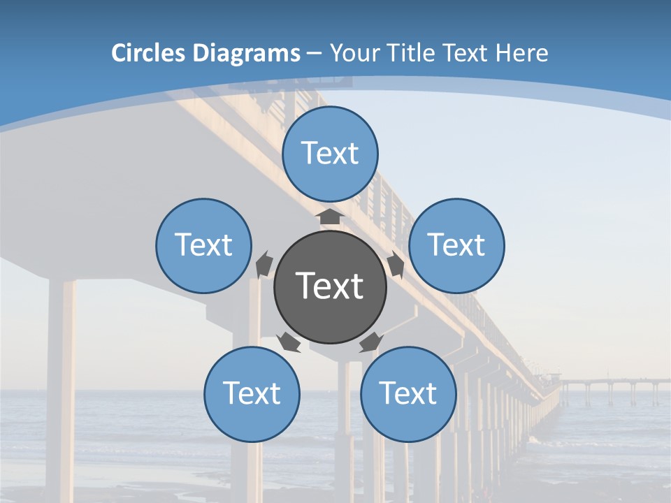 California Low Blue PowerPoint Template