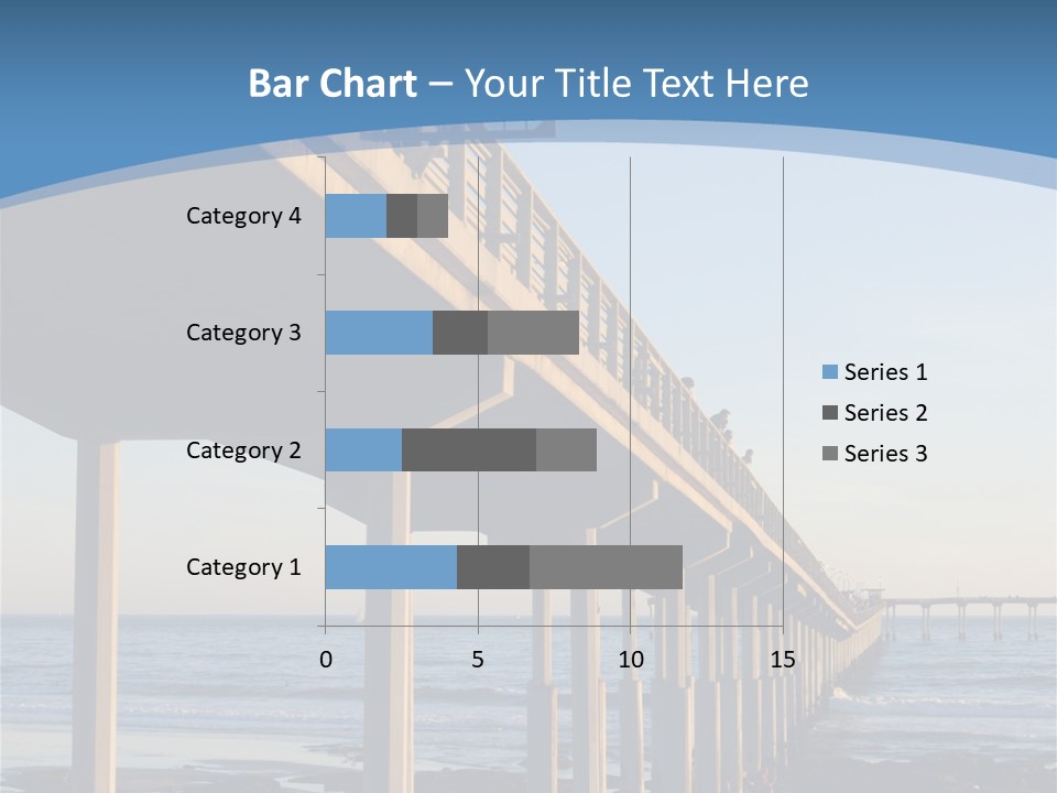 California Low Blue PowerPoint Template