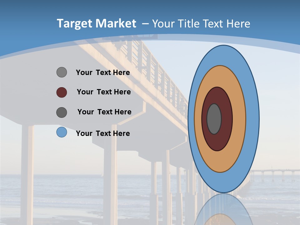 California Low Blue PowerPoint Template