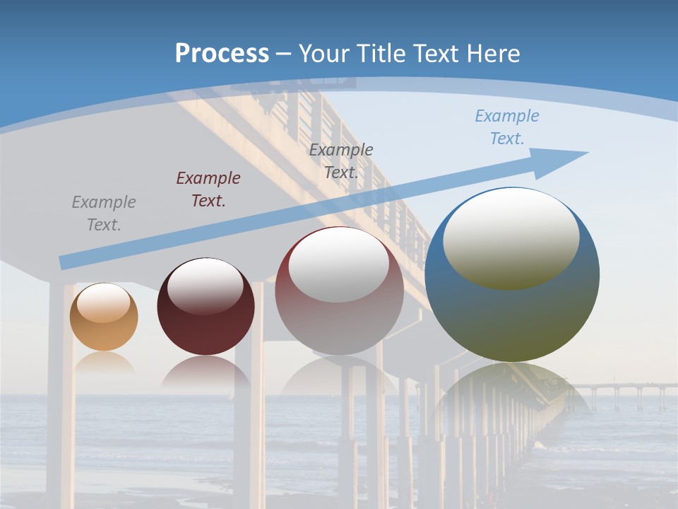 California Low Blue PowerPoint Template