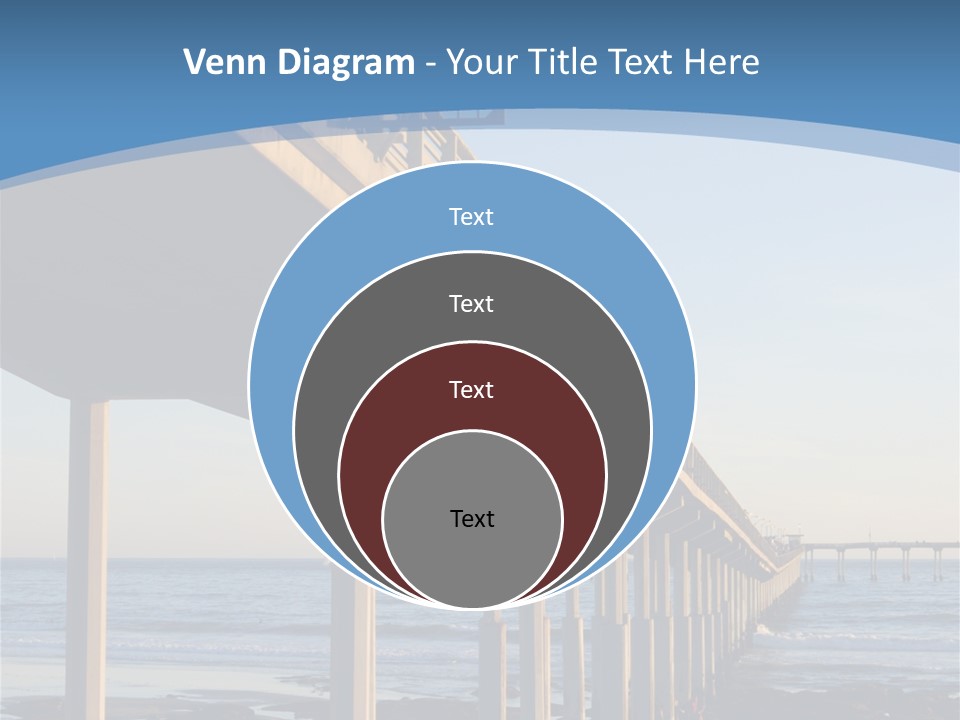 California Low Blue PowerPoint Template