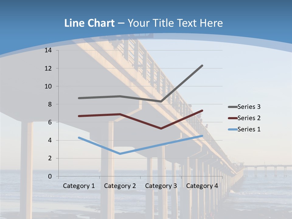 California Low Blue PowerPoint Template