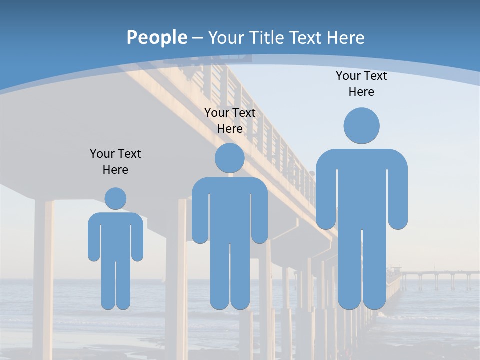 California Low Blue PowerPoint Template