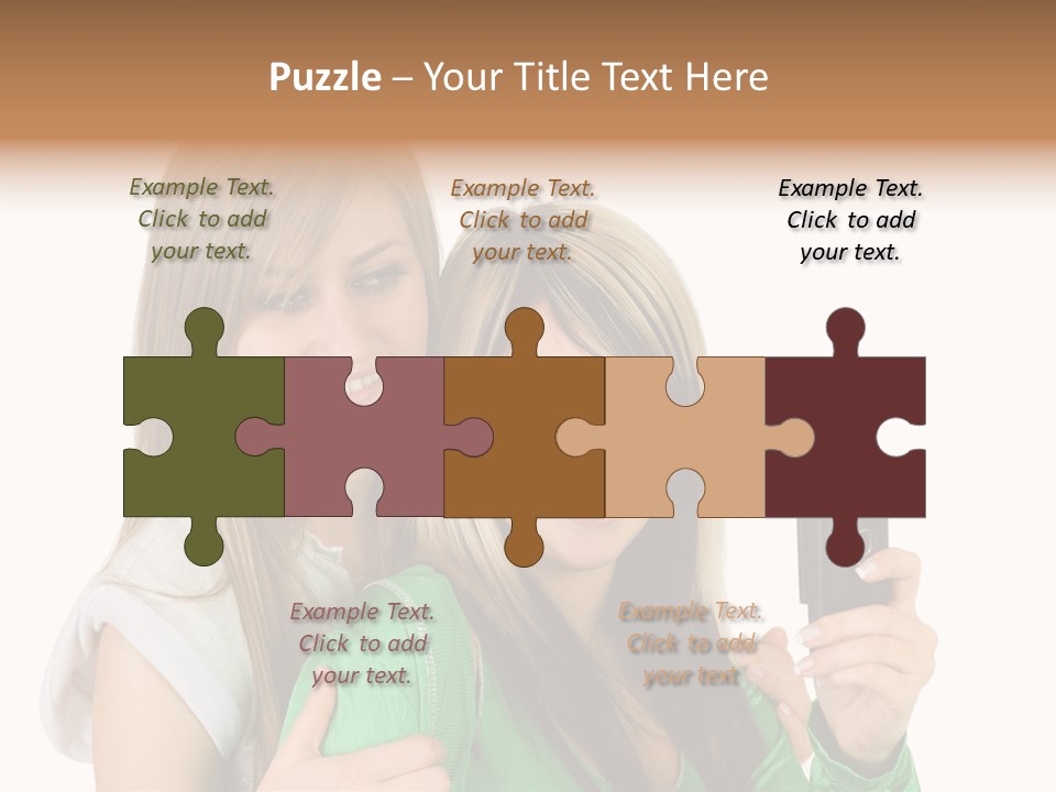 Together Character Figure PowerPoint Template