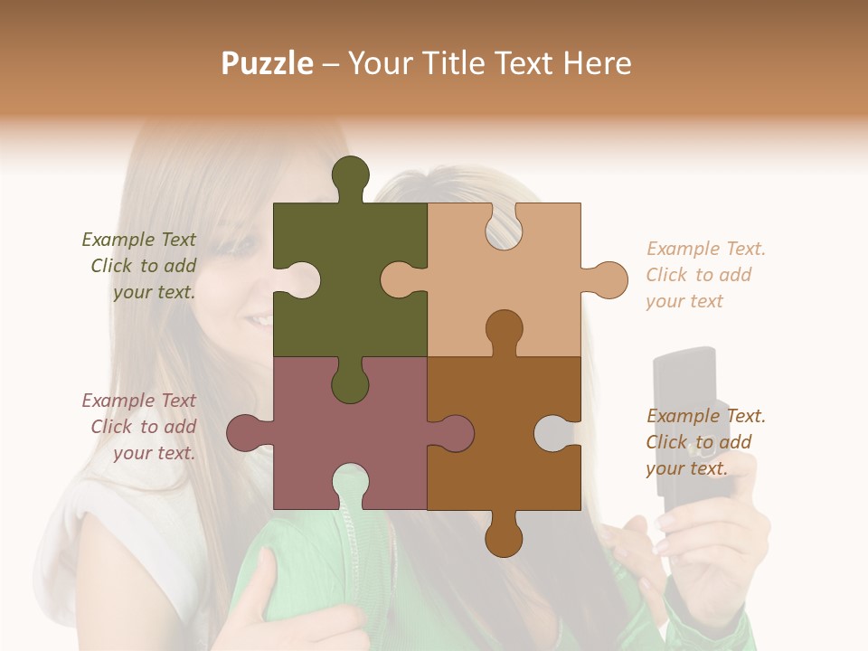 Together Character Figure PowerPoint Template