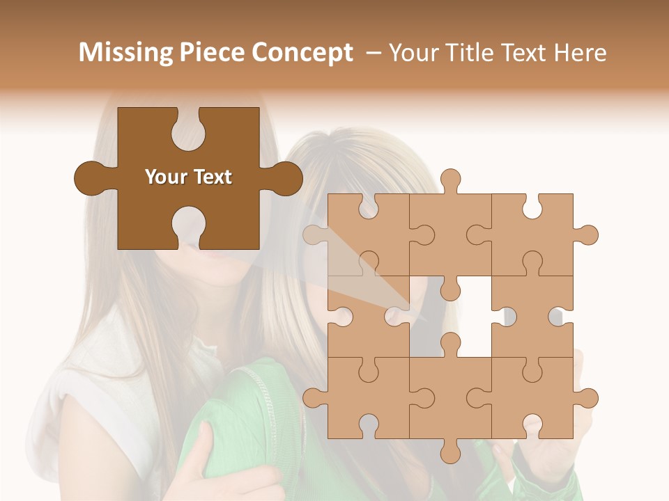 Together Character Figure PowerPoint Template