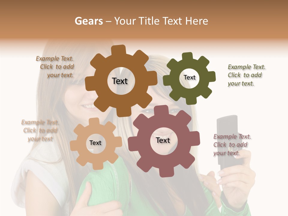 Together Character Figure PowerPoint Template