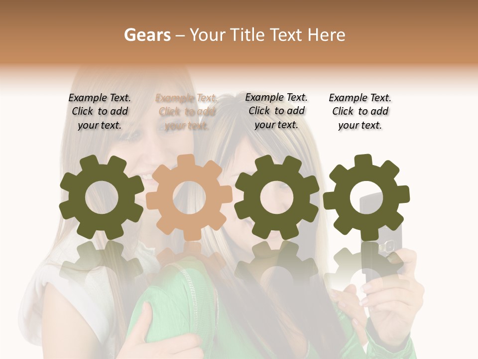 Together Character Figure PowerPoint Template