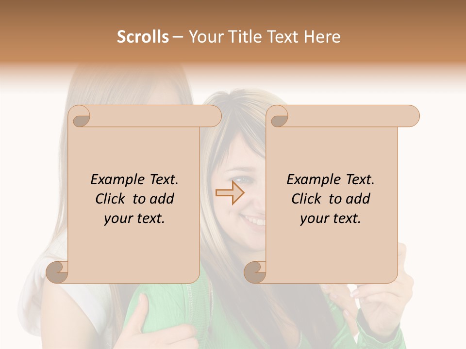 Together Character Figure PowerPoint Template