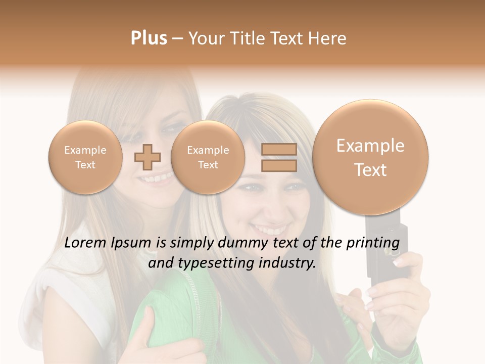 Together Character Figure PowerPoint Template
