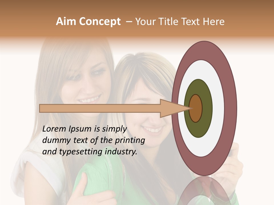 Together Character Figure PowerPoint Template