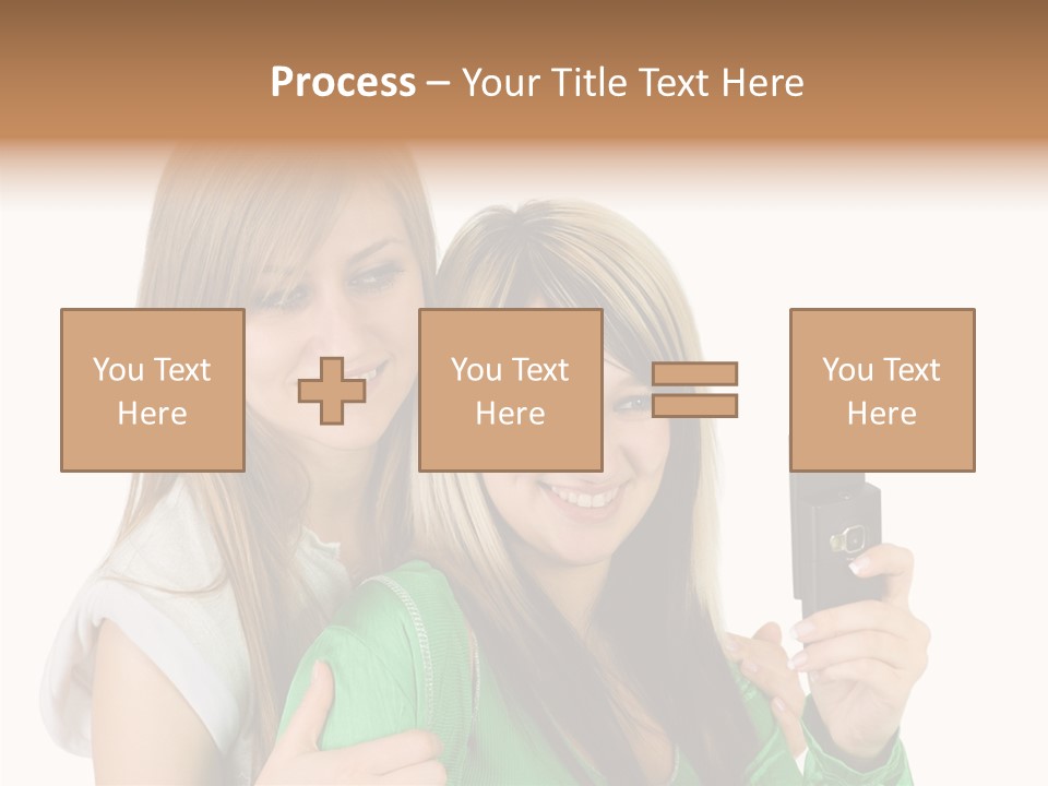 Together Character Figure PowerPoint Template